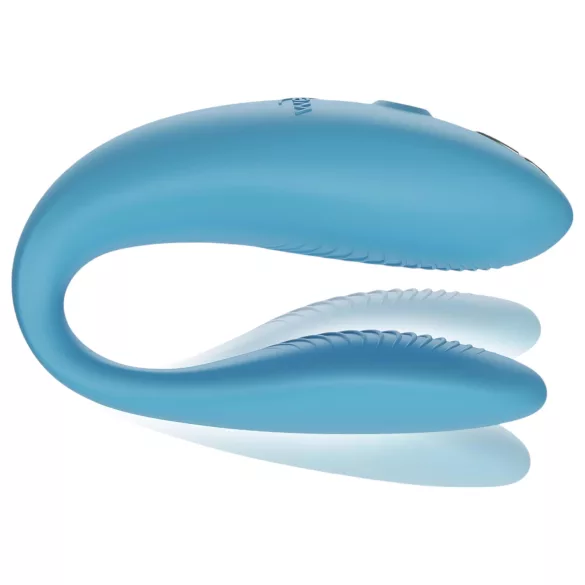 We-Vibe Sync Go - вибратор за двойки с управление чрез приложение (тюркоаз)