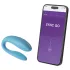 We-Vibe Sync Go - вибратор за двойки с управление чрез приложение (тюркоаз)