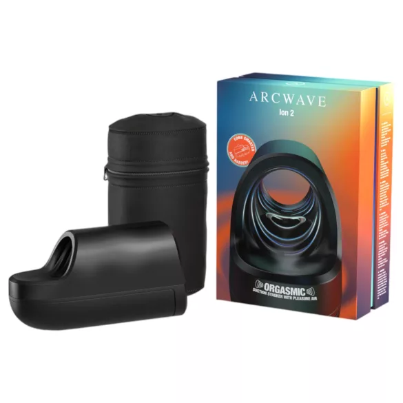 Arcwave Ion 2 - мастурбатор с въздушни вълни (черен)
