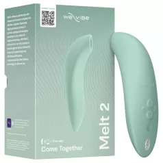   We-Vibe Melt 2 - вибратор за клитор с въздушни вълни, управляван чрез приложение (тюркоаз)