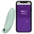 We-Vibe Melt 2 - вибратор за клитор с въздушни вълни, управляван чрез приложение (тюркоаз)