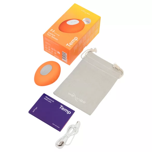 We-Vibe Temp - охлаждащ-затоплящ вибратор за клиторна стимулация (оранжев)