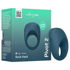   We-Vibe Pivot 2 - вибриращ пръстен за пенис с управление чрез приложение за мъже (син)