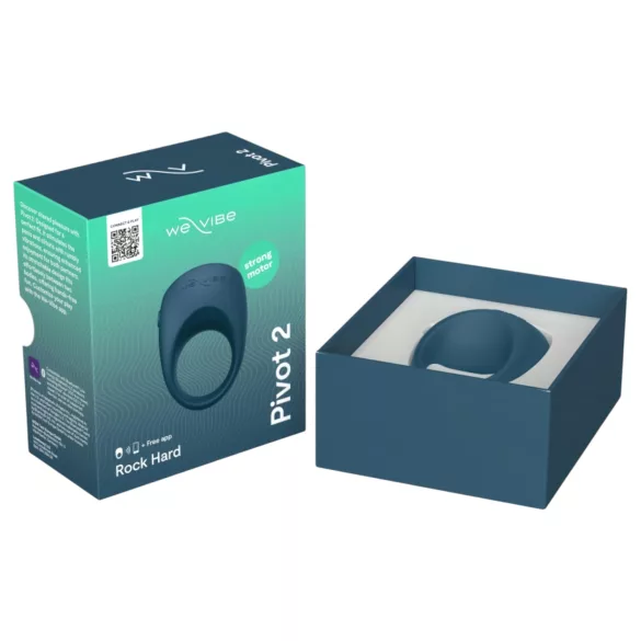We-Vibe Pivot 2 - вибриращ пръстен за пенис с управление чрез приложение за мъже (син)