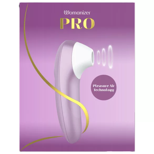 Womanizer Pro - стимулатор за клитор с въздушни вълни (лилав)