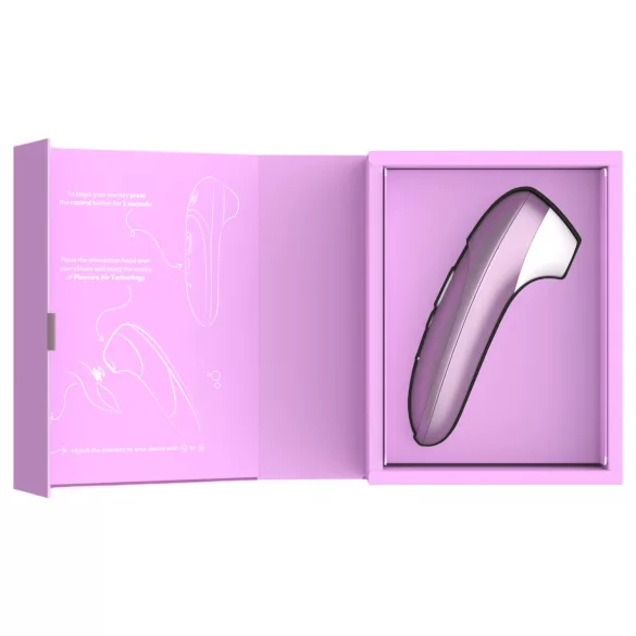 Womanizer Pro - стимулатор за клитор с въздушни вълни (лилав)