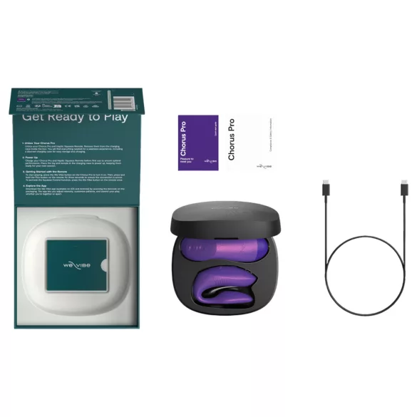 We-Vibe Chorus Pro - вибратор за двойки с приложение и дистанционно управление (лилав)