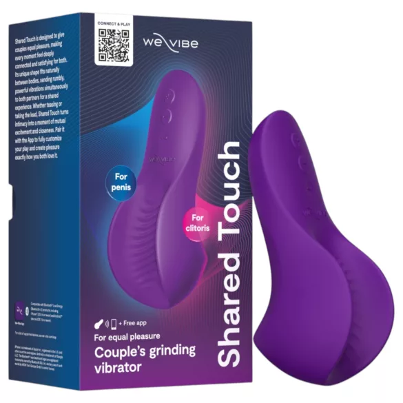 We-Vibe Shared Touch - умен вибратор за двойки (лилав)