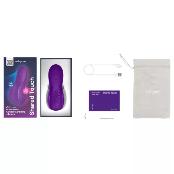 We-Vibe Shared Touch - умен вибратор за двойки (лилав)