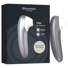   Womanizer Pro - клиторен стимулатор с въздушни вълни (сив)