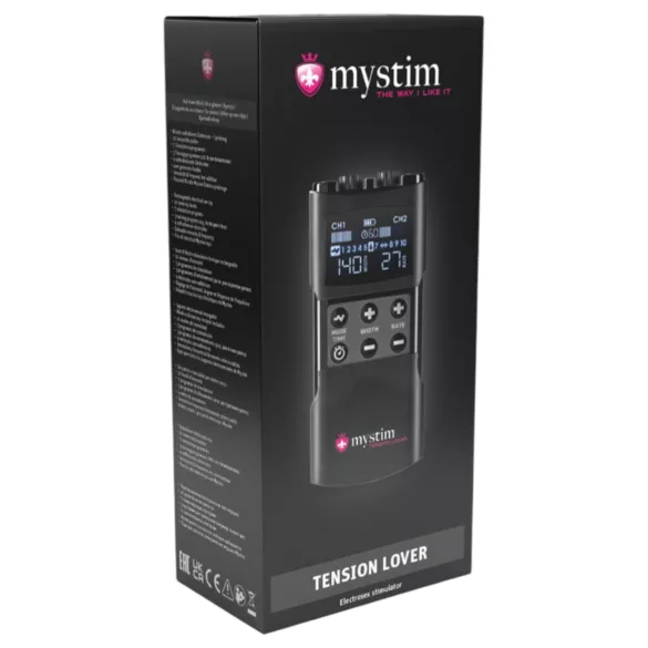 mystim Tension Lover 2 - дигитален електро сет - черен
