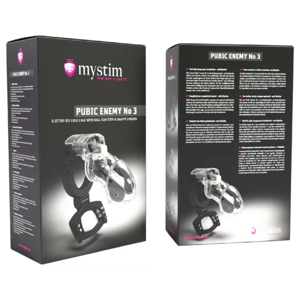 mystim Public Enemy NO 3 - електрошокова клетка за пенис