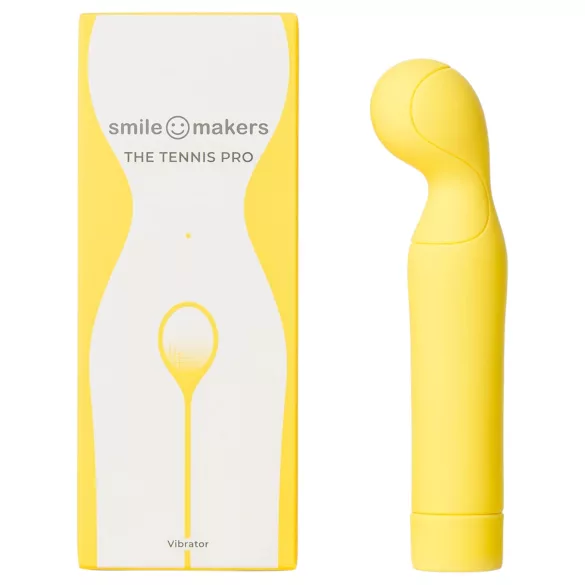 Smile Makers - Треньорът по тенис вибратор (жълт)