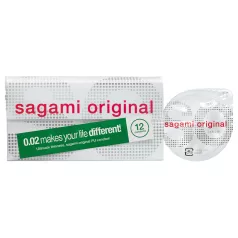   Sagami Original 0,02 - презерватив - 55 mm (12 бр.)