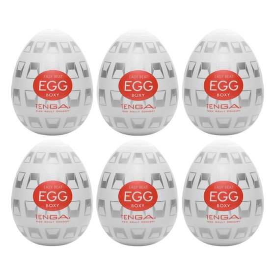 TENGA Egg Boxy - яйце за мастурбация (6бр.)