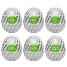   TENGA Egg Brush - мъжки мастурбатор яйце - комплект 6 броя