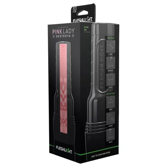 Fleshlight Pink Lady Destroya - изкуствена вагина с кутия - реалистична