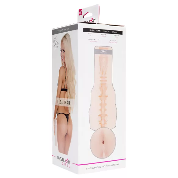 Fleshlight Elsa Jean Treat - реалистично изкуствено дупе - натурален цвят