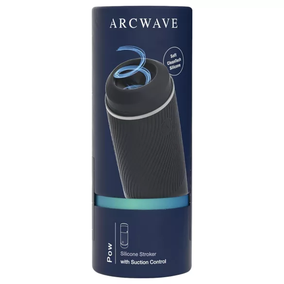 Arcwave Pow - ръчен мастурбатор с вакуум - черен
