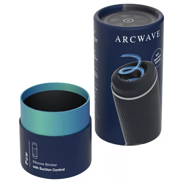 Arcwave Pow - ръчен мастурбатор с вакуум - черен