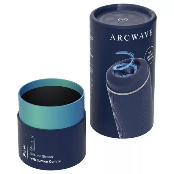 Arcwave Pow - ръчен мастурбатор с вакуум - син