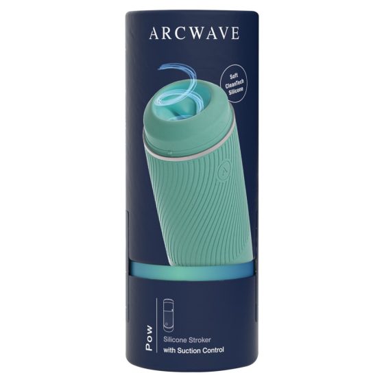 Arcwave Pow - мастурбатор с ръчно засмукване (зелен)
