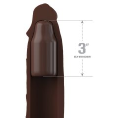   X-TENSION Elite 3 - Обвивка за пенис с възможност за рязане (кафява)