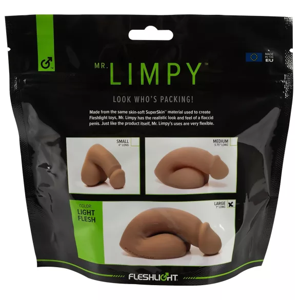 Fleshlight - Mr. Limpy - голям реалистичен дилдо (естествен цвят)