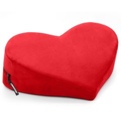   Liberator Heart Wedge - секс възглавница във формата на сърце (червена)