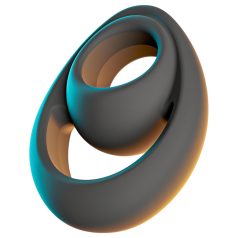   Erecto - Силен пръстен за пенис и тестиси (черен)