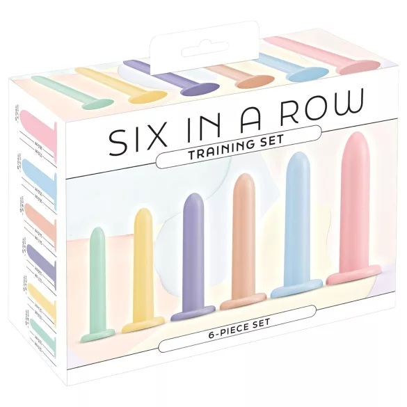 You2Toys - Six in a Row - комплект трейнър дилдо - 6 бр. (цветни)