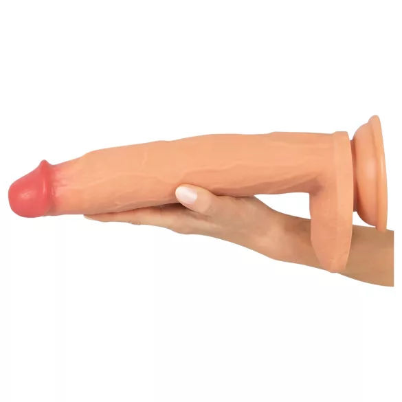 Realistixxx Real Giant - голям реалистичен дилдо с тестиси - телесен цвят