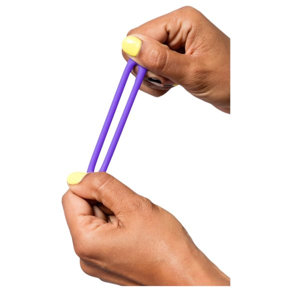 ROMP Remix Trio - комплект пенис рингове - 3 броя - лилав