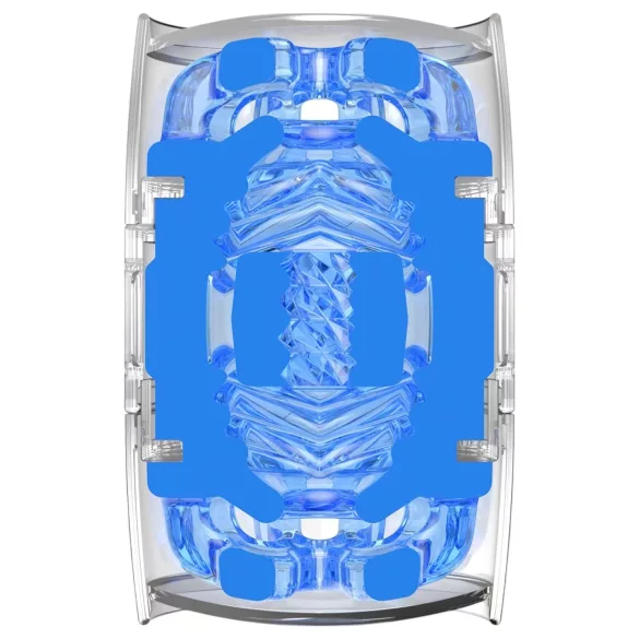 Fleshlight Quickshot Turbo - мъжки мастурбатор за пътуване - син