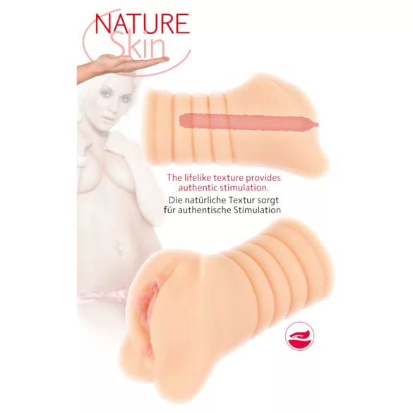 Nature Skin - вагина мастурбатор - реалистична - телесен цвят