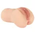Realistixxx Real Stroker - реалистичен вагинален и анален мастурбатор (телесен цвят)