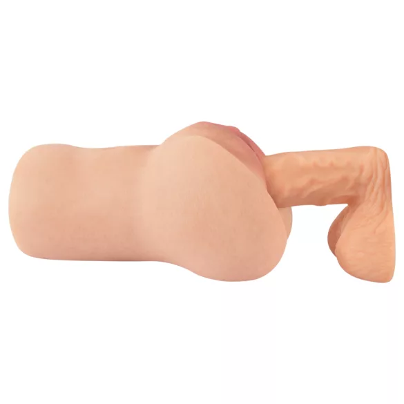 Realistixxx Real Stroker - реалистичен вагинален и анален мастурбатор (телесен цвят)