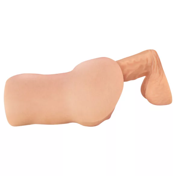 Realistixxx Real Stroker - реалистичен вагинален и анален мастурбатор (телесен цвят)