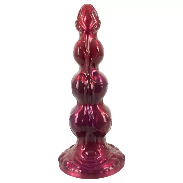 Beasty Cocks - Дилдо „Върколакът Уили“ с вендуза - бордо (21 см)