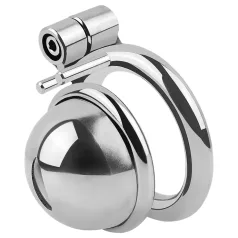   fetish collection - мини клетка за пенис с 3 сменяеми пръстена за тестиси (сребриста)