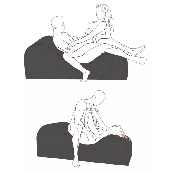 Liberator Aria Flip Chaise - регулируем секс шезлонг (черен)