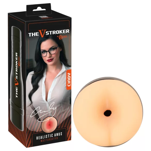 Rebel The V-Stroker Cindy - реалистичен мастурбатор подобие на дупе (телесен цвят)