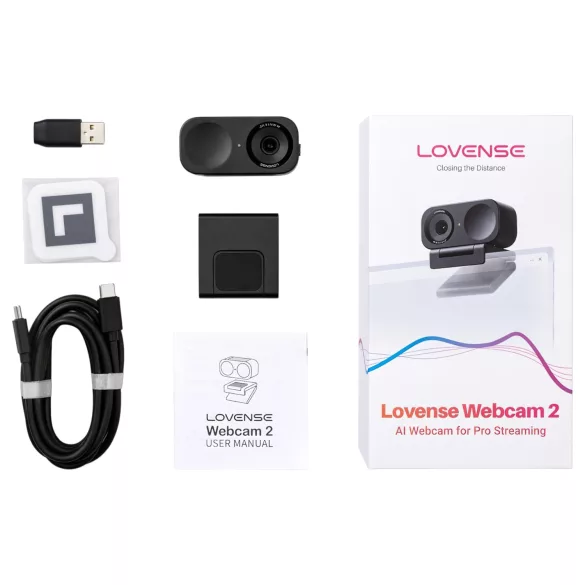 Lovense Webcam 2 - AI уебкамера за стрийминг (черна)