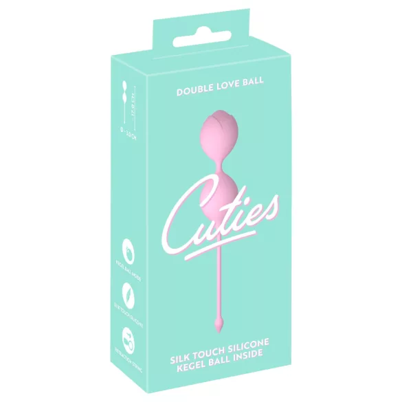 Cuties - силиконови гейша-топчета с два броя топчета (розови)