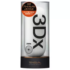   TENGA 3Dx Zen - 3D текстуриран мастурбатор (бял)