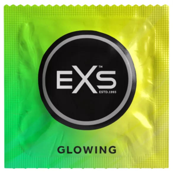 EXS Glow - светещ кондом (3 бр.)