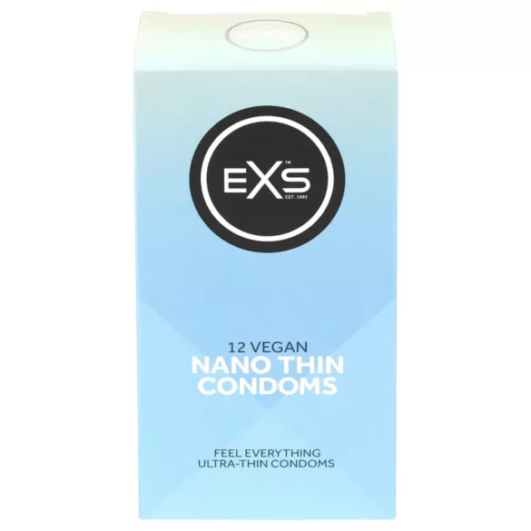 EXS - ултра тънки презервативи - Nano Thin - 12 броя