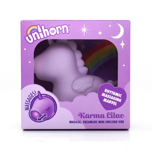 Unihorn Karma - вибратор за клитор с акумулатор - лилав