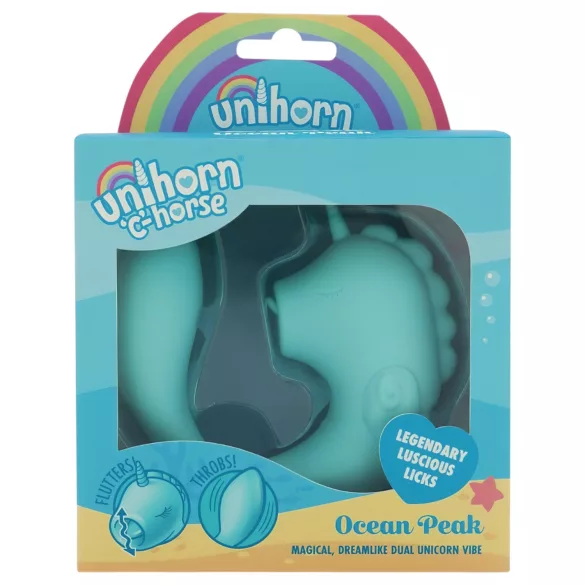 Unihorn C-Horse - вибратор за G-точка и клиторна стимулация (тюркоазен)