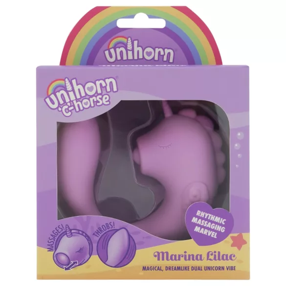 Unihorn C-Horse - вибратор за G-точка и клиторна стимулация (лилав)